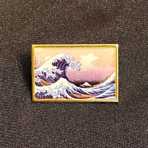 Hokusai’s Great Wave Art Enamel Pin or Magnet | 3 for $18